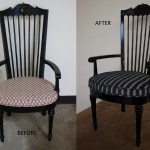 Black Wooden Chair Before & After
