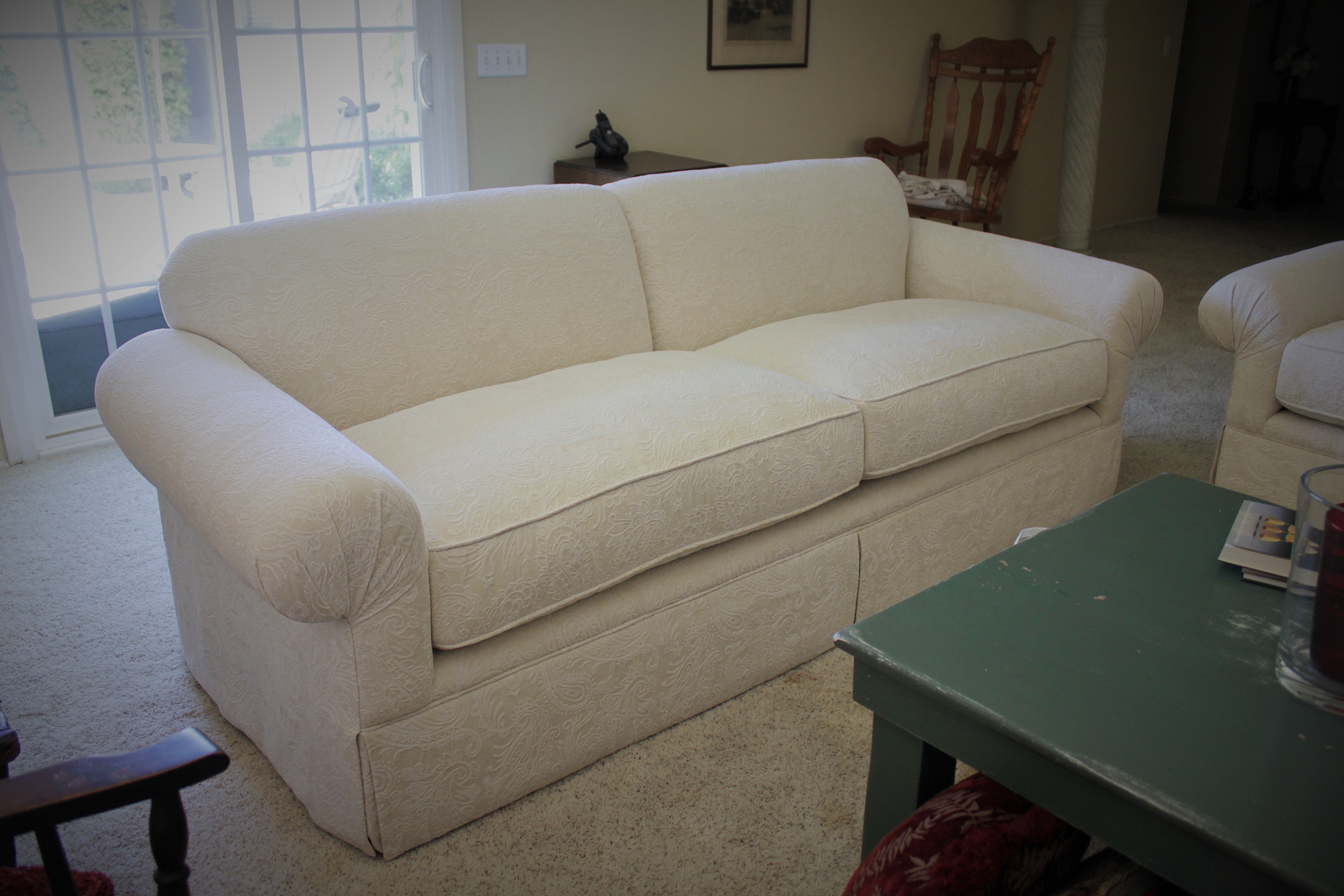 Custom White Sofa