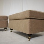 Matching Ottomans with Decorative Casters