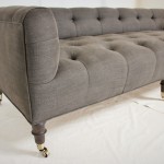 Sofa Bench with Decorative Casters